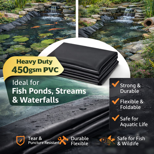 450gsm pvc pond - pond, liner