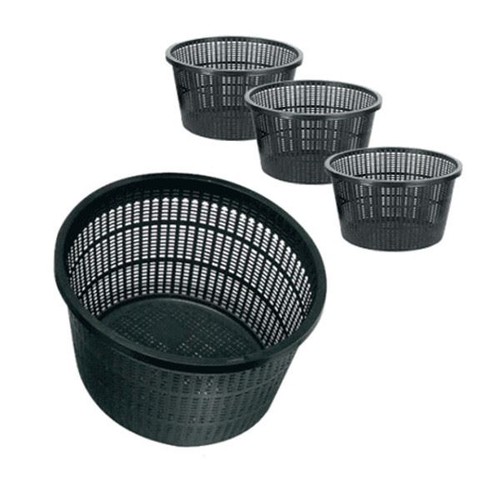 Round pond planting - pond,