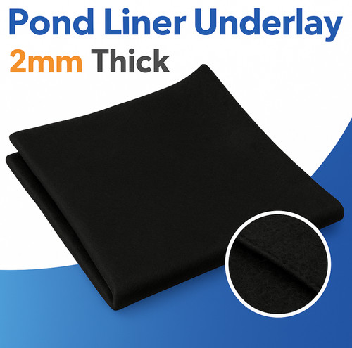 Pond liner underlay fabric - underlay,