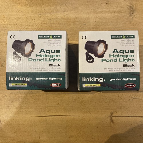 Halogen pond light - pond, x2