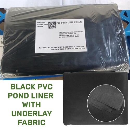 Black pvc pond - black, liner